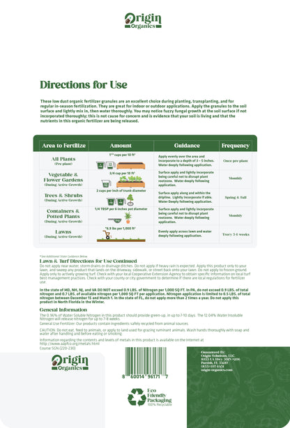 13-0-0 Organic Steady Release Nitrogen Fertilizer